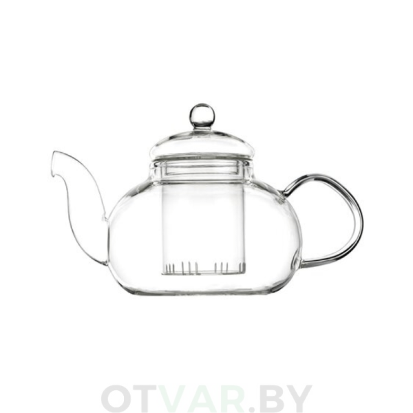 айник из жаропрочного стекла "Шафран" с колбой, 600 мл. Чайник из жаропрочного стекла "Шафран" с колбой, 600 мл.